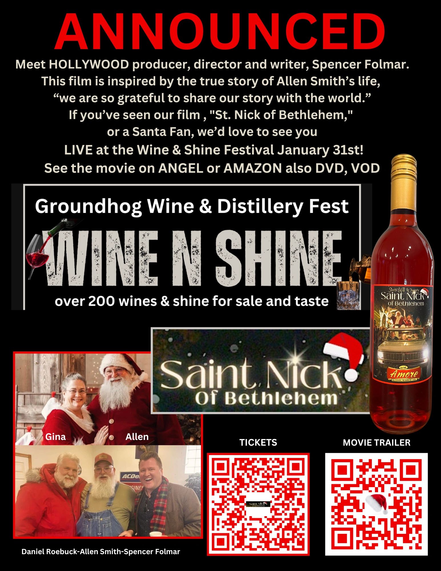 Saint Nick of Bethlehem – Wine Festival Announcement